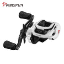 Piscifun Carbon XCS Baitcaster Reel 8kg Drag 156g Baitcasting Fishing Reel 8.1:1 Gear Ratio Dual Brake System Frame Casting Reel