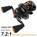 KastKing Zephyr Bait Finesse System BFS Baitcasting Fishing Reel  4.5KG 7 Ball Bearings 7.2:1 Gear Ratio Carbon Fishing Coil