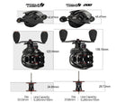 KastKing Royale Legend II & GT Baitcasting Reel 7.2:1 5.4:1 Gear Ratio Reel  Freshwater Aluminum Spool 8 KG Drag Fishing Coil