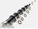 Telescopic Rock Fishing Rod Spinning Fly Carp Feeder Carbon Fiber Pesca 3M 2.7M 2.4M 2.1M 1.8M 1.5M Mini Travel Rod  Reel Seat