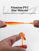 NOEBY 10cm 8g 11.5cm 13.6g Soft Lure Silicone Bait Jigging Wobbler Paddle Tail Drive Shad Artificial Swimbait Pike Leurre Souple
