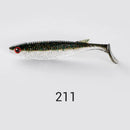 NOEBY 10cm 8g 11.5cm 13.6g Soft Lure Silicone Bait Jigging Wobbler Paddle Tail Drive Shad Artificial Swimbait Pike Leurre Souple