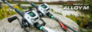 Piscifun Alloy M Metal Baitcasting Reel 10KG 22LB Max Drag with High & Low Speed Shield Bearings Strong Salt Water Fishing Reel