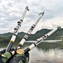 Telescopic Rock Fishing Rod Spinning Fly Carp Feeder Carbon Fiber Pesca 3M 2.7M 2.4M 2.1M 1.8M 1.5M Mini Travel Rod  Reel Seat