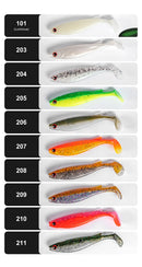 NOEBY 10cm 8g 11.5cm 13.6g Soft Lure Silicone Bait Jigging Wobbler Paddle Tail Drive Shad Artificial Swimbait Pike Leurre Souple