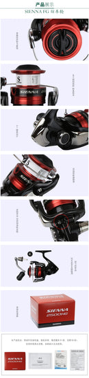 SHIMANO SIENNA Spinning Fishing Reel Original 2000 2500 3000 4000 Seawater Freshwater
