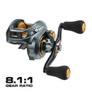 Piscifun Alijoz Alinox 300 Low Profile Baitcasting Reel 15KG Max Drag 9 Bearings Aluminum Frame Freshwater Saltwater Reels