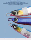 TOLU NEW Slow Sinking Metal Jig 5 Colors 3D Eyes 60g-200g Long Casting Slow Sinking Fall Jigs Saltwater Deepsea Fishing Lure