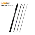 TOLU Original New LANYUE High-Performance 4 Sections Jigging Spinning Fishing Rod 1.98/2.1M/2.4M H Action Lure Weight 10-68g