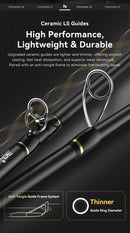 KastKing Perigee III Rod Carbon Spinning Casting Fishing Rod 1.83/1.98/2.03/2.13/2.28/2.43m Baitcasting Rod Bass Pike Fishing