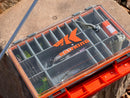 KastKing HyperSeal Waterproof Fishing Tackle Box 3600 and 3700 Tackle Trays Organizer with Removable Dividers Lure Box