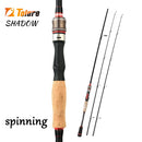 TOLU  Double Tips New Shadow Fishing Rod Spinning/Casting 1.8/2.1/2.4M 2 Sections M/ML Lure Weight 4-28g For Carp Bass Fishing