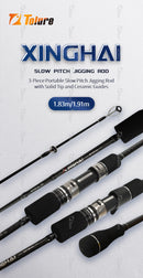 TOLU 2025 NEW Lure Travel Spinning/Casting 3Section Fishing Rod 1.83m/1.91m Lure Weight 100-350g MH Action For Carp Bass Fishing