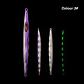 TOLU 150g-500g Fast Sinking Jigging Fishing Lure Laser Paper Coating Luminous Jig Lure Sea Fishing Trolling Jigging