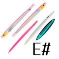 TOLU NEW Fast Sinking Metal Jig 100g150g180g200g250g300g Long Casting Fast Sinking Fall Jigs Saltwater Deepsea Fishing Lure