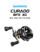 SHIMANO Original 21 CURADO BFS XG Baitcasting Fishing Reel 8.2:1 7+1BB Max Drag 3.5KG Finesse Tune Break System Micromodule Gear