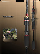 KastKing Max Steel Rod Carbon Spinning Casting Fishing Rod with 1.80m 2.13m 2.28m 2.4m Baitcasting Rod for Bass Pike Fishing