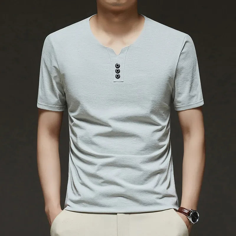 Sant'Elite V-neck Short Sleeved T-shirt