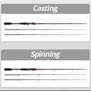 KastKing Max Steel Rod Carbon Spinning Casting Fishing Rod with 1.80m 2.13m 2.28m 2.4m Baitcasting Rod for Bass Pike Fishing