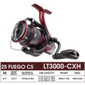 2025 Original DAIWA Fishing Spinning Reel FUEGO CS LT 1000-6000 Fishing Reels 5KG/10KG/12KG Power 5.3:1/6.2:1 Seawater Reels