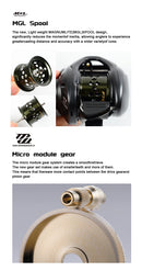 SHIMANO Original 21 CURADO BFS XG Baitcasting Fishing Reel 8.2:1 7+1BB Max Drag 3.5KG Finesse Tune Break System Micromodule Gear