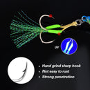 TOLU NEW 3D Printed Eyes Fast Sinking Metal Jig Lure 20g 30g 40g Saltwater Shore Casting Fishing Lure Vertical Metal Jig