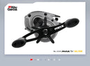 ABU GARCIA Original 2026 Black Max Sx-Silver Baticasting Fishing Reel 4/1 BB 6.8:1 Gear Ratio Max Drag 7kg Magnetic Brake