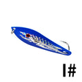 TOLU Big Spoon lure 10/13/16.5/18.1cm Fishing Shaped Metal Sequin Bait Deep Sea Fishing Trolling Boat Jig Lure Trout Bass