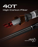 Seasir Salminus XF M/MH Spining&Casting Fishing Rod FUJI O Guide Rings 1.83M Drag 7-9KG 4-Piece Heavy Power All-Round Travel Rod