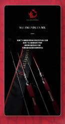 2022 NEW DAIWA SALAMANDURA MX Spinning/Baitcasting Lure Fishing Rod High Carbon 2S Fast Action FUJI Guide Ring
