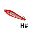 TOLU Big Spoon lure 10/13/16.5/18.1cm Fishing Shaped Metal Sequin Bait Deep Sea Fishing Trolling Boat Jig Lure Trout Bass