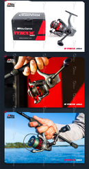 ABU GARCIA MAX Elite Spinning Fishing Reel 6.2:1 9+1BB Max drag 2.9-6.4KG Zenon Series V-TYPE Turret C6 Carbon Fiber Frame