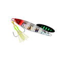 TOLU NEW 3D Printed Eyes Fast Sinking Metal Jig Lure 20g 30g 40g Saltwater Shore Casting Fishing Lure Vertical Metal Jig