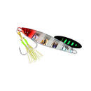 TOLU NEW 3D Printed Eyes Fast Sinking Metal Jig Lure 20g 30g 40g Saltwater Shore Casting Fishing Lure Vertical Metal Jig