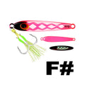 TOLU 2024 New 40g 60g 80g 100g Flat Slow Sinking Hard Metal Jigs Japan Laser Skin Tuna Fishing Jig Lure Saltwater With Hooks