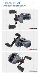 ABU Garcia Original Max Elite Baitcasting Fishing Reel 9/1BB Gear Ratio 7.1:1 Net Weight 152g Max Drag 5kg Magnetic Break System