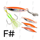TOLU 2024 Spin Tail Metal Jig Fishing Lure 20g 30g 40g 60g Spinner Shad Metal Vib Casting Shore Jig Bait Copper Blade Spoon Bass