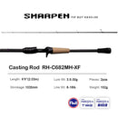 PURELURE SHARPEN Soft Lure Long Spinning and Casting XF/MF Action Rods FUJI Components Bass Pike Rod Fishing Rod Spinning Reel