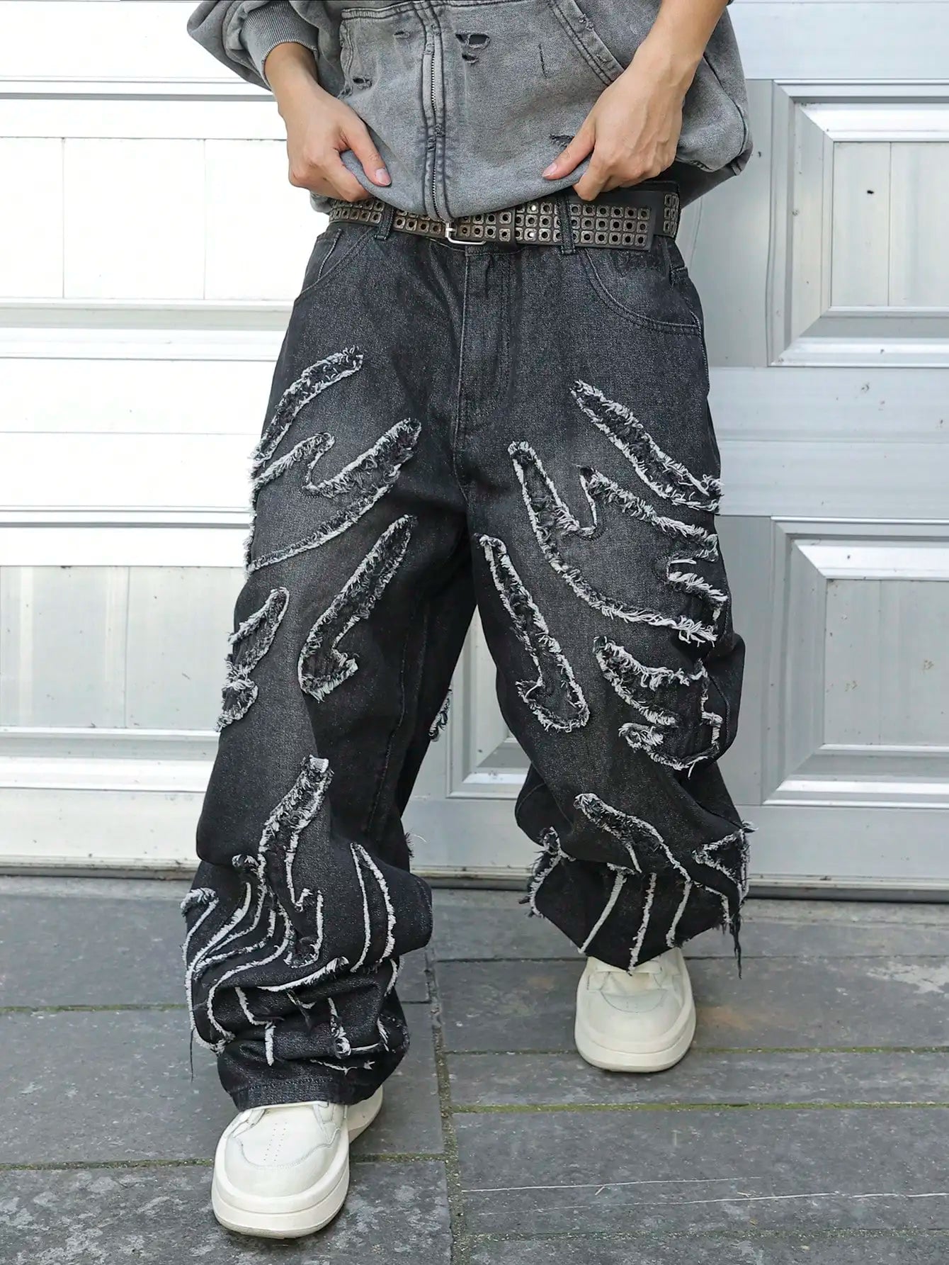 Sant'Elite black jeans