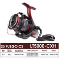 2025 Original DAIWA Fishing Spinning Reel FUEGO CS LT 1000-6000 Fishing Reels 5KG/10KG/12KG Power 5.3:1/6.2:1 Seawater Reels