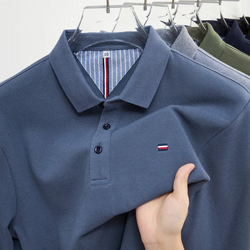 Sant'Elite Casual Long Sleeve Polo Shirt