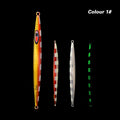 TOLU 150g-500g Fast Sinking Jigging Fishing Lure Laser Paper Coating Luminous Jig Lure Sea Fishing Trolling Jigging