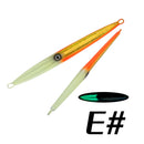 TL 60g80g100g200g300g400g500g720g Deep Sea Metal Jig Fishing Jigbait Spoon Baits Jig Lure Pencil Fast Sinking Fishing Tackle