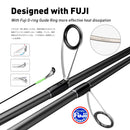 Long casting Fishing rod Inshore Fishing rod for seabass 2.7m 3.0m 3.3m Fishing Rod For Spinning rod With Fuji rings