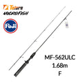 TOLU New 2 Sections Lure Fishing Rod Microfish Series Super Light Design Original FUJI Guide 1.5/1.68m Carbon Fiber Handle