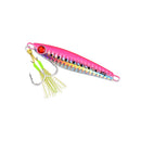 TOLU NEW 3D Printed Eyes Fast Sinking Metal Jig Lure 20g 30g 40g Saltwater Shore Casting Fishing Lure Vertical Metal Jig