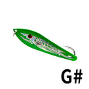 TOLU Big Spoon lure 10/13/16.5/18.1cm Fishing Shaped Metal Sequin Bait Deep Sea Fishing Trolling Boat Jig Lure Trout Bass