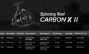 Piscifun Carbon X II Spinning Reels Max Drag 10kg Ultralight 156g Weight Rotor 6.2:1/5.2:1 10+1 Shielded Bearings Fishing Reels
