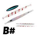 TOLU NEW Fast Sinking Metal Jig 130g150g180g200g250g300g400g Long Casting Fast Sinking Fall Jigs Saltwater Deepsea Fishing Lure