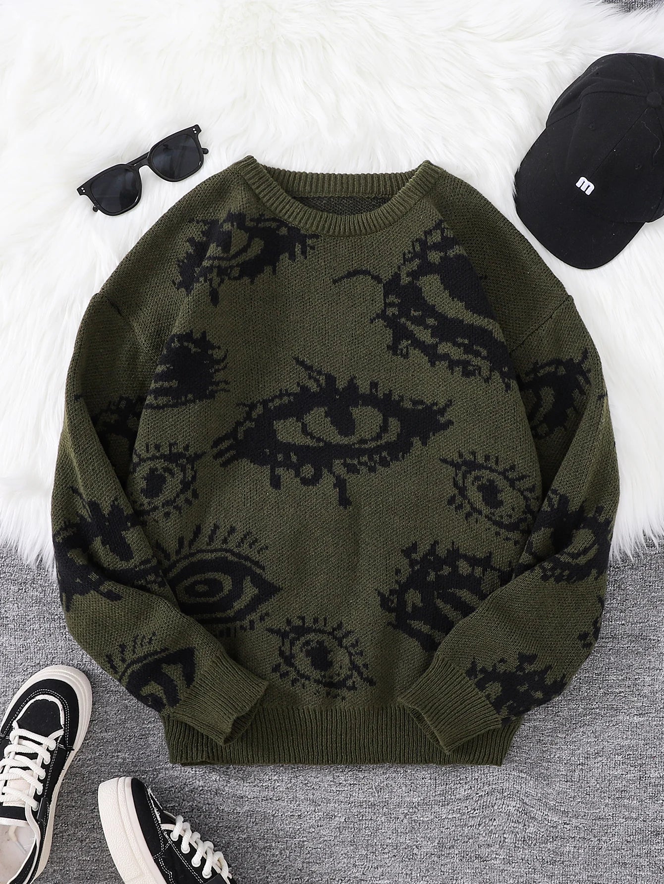 Sant'Elite Jacquard Pattern Pullover